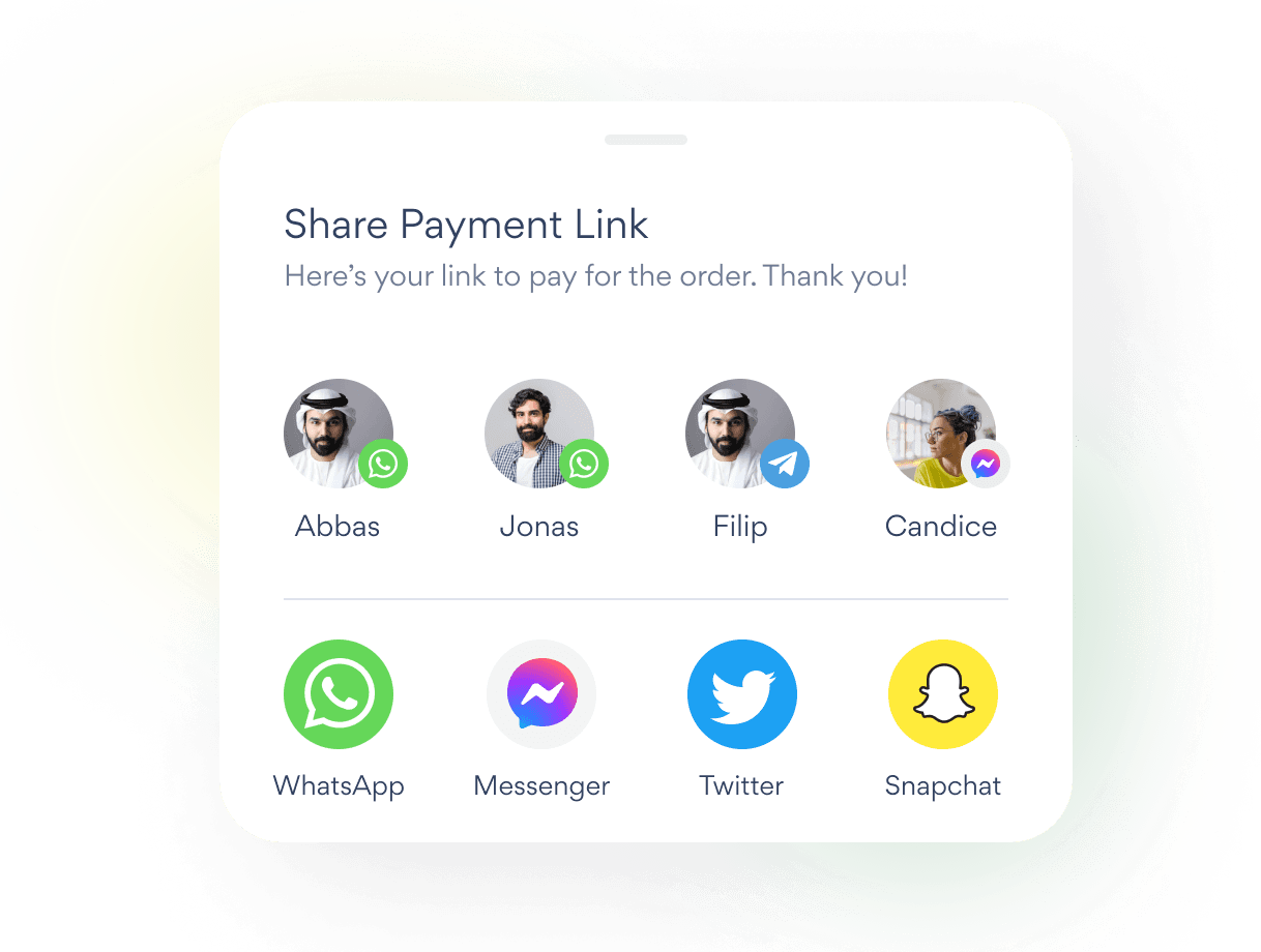 Create and share gorgeous payment links on your phone with Nomod